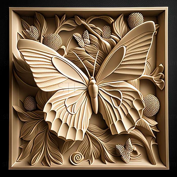 3D модель Papilio brevicauda (STL)